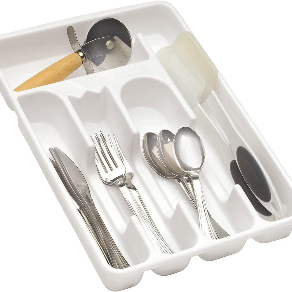 Rubbermaid Cutlery Drawer Tray White NEW: TRAY ONLY